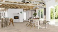 Parketti Boen Oak Pale White Vivo, 181mm, mattalakattu, harjattu