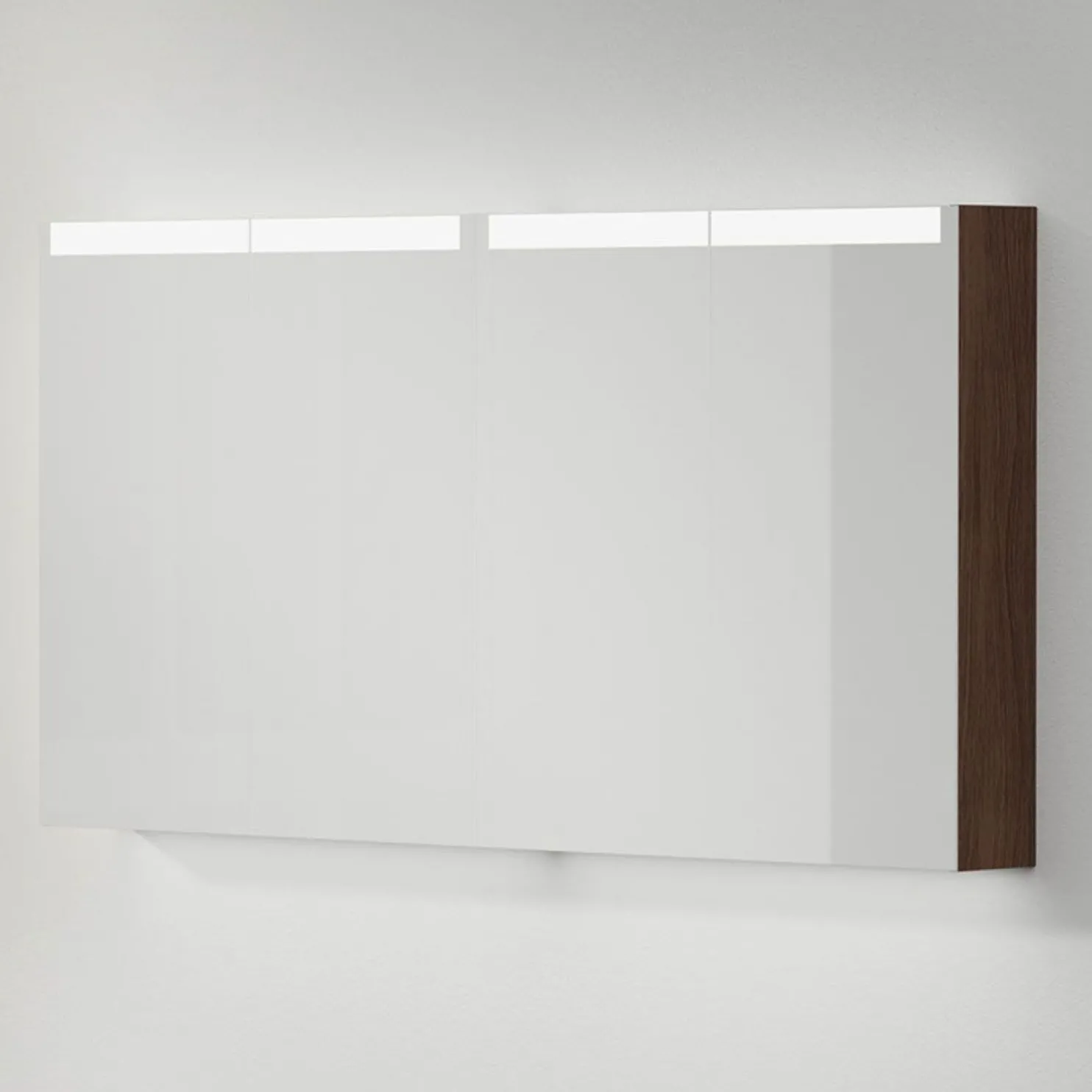 Peilikaappi INR Stage Plus 140, Dark Oak, 4 ovea, pistorasia