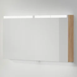 Peilikaappi INR Stage Plus 140, Natural Oak, 4 ovea, pistorasia