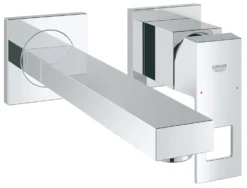 Pesuallashana Grohe Eurocube 23447000, piiloasennus, kaksireikäinen, M, kromi