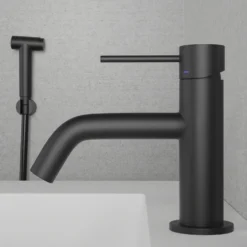 Pesuallashana Scandtap Voyage B Black, bideesuihkulla, musta