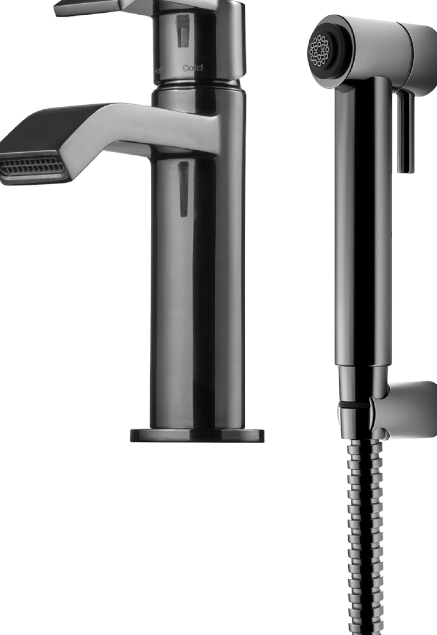 Pesuallashana Tapwell Vicco VIC069 käsisuihkulla Black Chrome