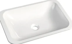 Pesuallas Interia Japura 55x36 cm, valkoinen