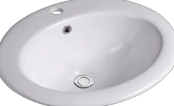 Pesuallas Lavabo Gino 51, 450x510mm, valkoinen