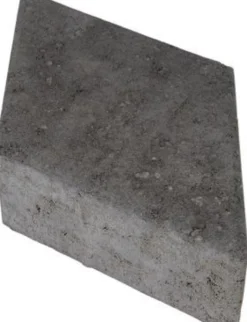 Pihakivi Rudus Rombakivi 80 334x197x80 mm sileä musta