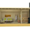 Pihasauna Tene Moderni 26, 16m²