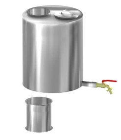 Piippusäiliö Schiedel Ø 115 mm piippuihin kirkas rst