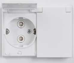 Pistorasia Impressivo 2S/16A/250V/IP44 UPJ 0X valkoinen