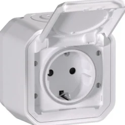 Pistorasia Legrand Plexo 1-osainen 16 A / 250 V IP55 pinta jousiliittimillä