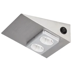 Pistorasia Limente Luna-2 200 W 16 A 230 V 150x164 mm 2-osainen RST kytkimellä
