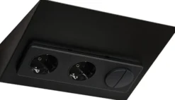 Pistorasia Limente Luxa-32 30W 24V LED-virtalähde kaksoiskytkin musta