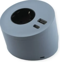 Pistorasia Limente Spot USB pinta-asennettava vapaasti tasolla seisova IP20 240V