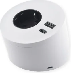 Pistorasia Limente Spot USB pinta-asennettava vapaasti tasolla seisova IP20 240V
