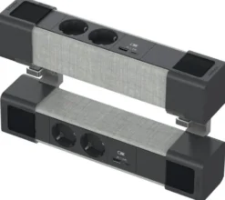 Pistorasiayksikkö Schneider Electric Unica System+ pöytäyksikkö, 2 x Schuko + USB A ja C