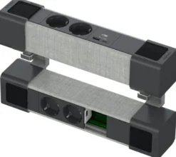 Pistorasiayksikkö Schneider Electric Unica System+ pöytäyksikkö, 2 x Schuko + USB A ja C + RJ