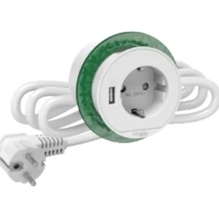 Pistorasiayksikkö XS Schuko+USB-A Schneider Electric Unica System+