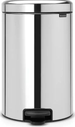 Poljinroska-astia Brabantia NewIcon 20 L metallinen sisäastia Brilliant Steel