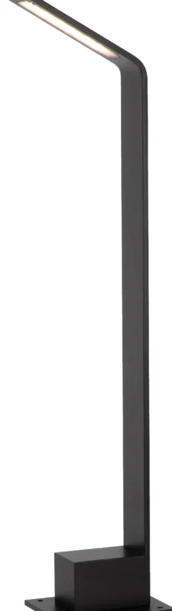 Pollarivalaisin Lucide Lawford, 9.5x15x60cm, IP54, 6W, musta