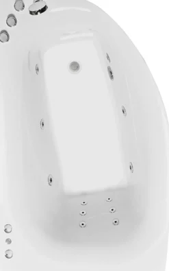 Poreamme Bathlife Trivsam Intro, 1600x1000mm, valkoinen, oikea