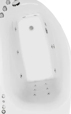 Poreamme Bathlife Trivsam Plus 1600x1000 mm valkoinen, oikea