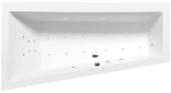 Poreamme Interia Andra Attraction Hydro-Air, 1800x900x450mm, vasen, 277l, valkoinen