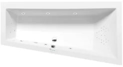Poreamme Interia Andra Highline Hydro, 1800x900x450mm, oikea, 277l, valkoinen