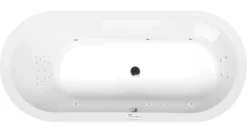 Poreamme Interia Astra Highline Hydro, 1650x750x480mm, 225l, valkoinen