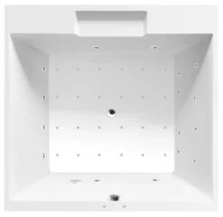 Poreamme Interia Came Active Hydro-Air, 1750x1750x500mm, 720l, valkoinen