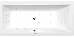 Poreamme Interia Cleo Highline Hydro-Air, 1600x750x480mm, 230l, valkoinen