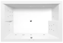 Poreamme Interia Dupla Attraction Hydro, 1800x1200x540mm, 580l, valkoinen