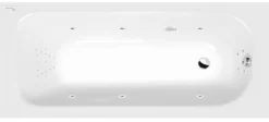 Poreamme Interia Laura Highline Hydro, 1600x700x390mm, 155l, valkoinen