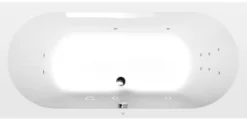 Poreamme Interia Levana Attraction Hydro, 1700x800x390mm, 209l, valkoinen