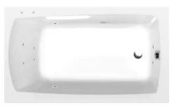 Poreamme Interia Lily Active Hydro, 1400x700x390mm, 173l, valkoinen