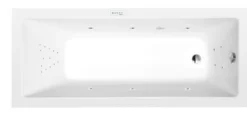 Poreamme Interia Noemi Highline Hydro, 1600x800x390mm, 206l, valkoinen