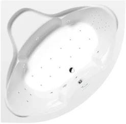 Poreamme Interia Simona Highline Hydro-Air, 1400x1400x440mm, 275l, valkoinen