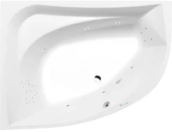 Poreamme Interia Tanya Highline Hydro, 1600x1200x490mm, vasen, 310l, valkoinen