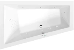 Poreamme Interia Triangl Highline Hydro, 1800x1200x500mm, vasen, 350l, valkoinen