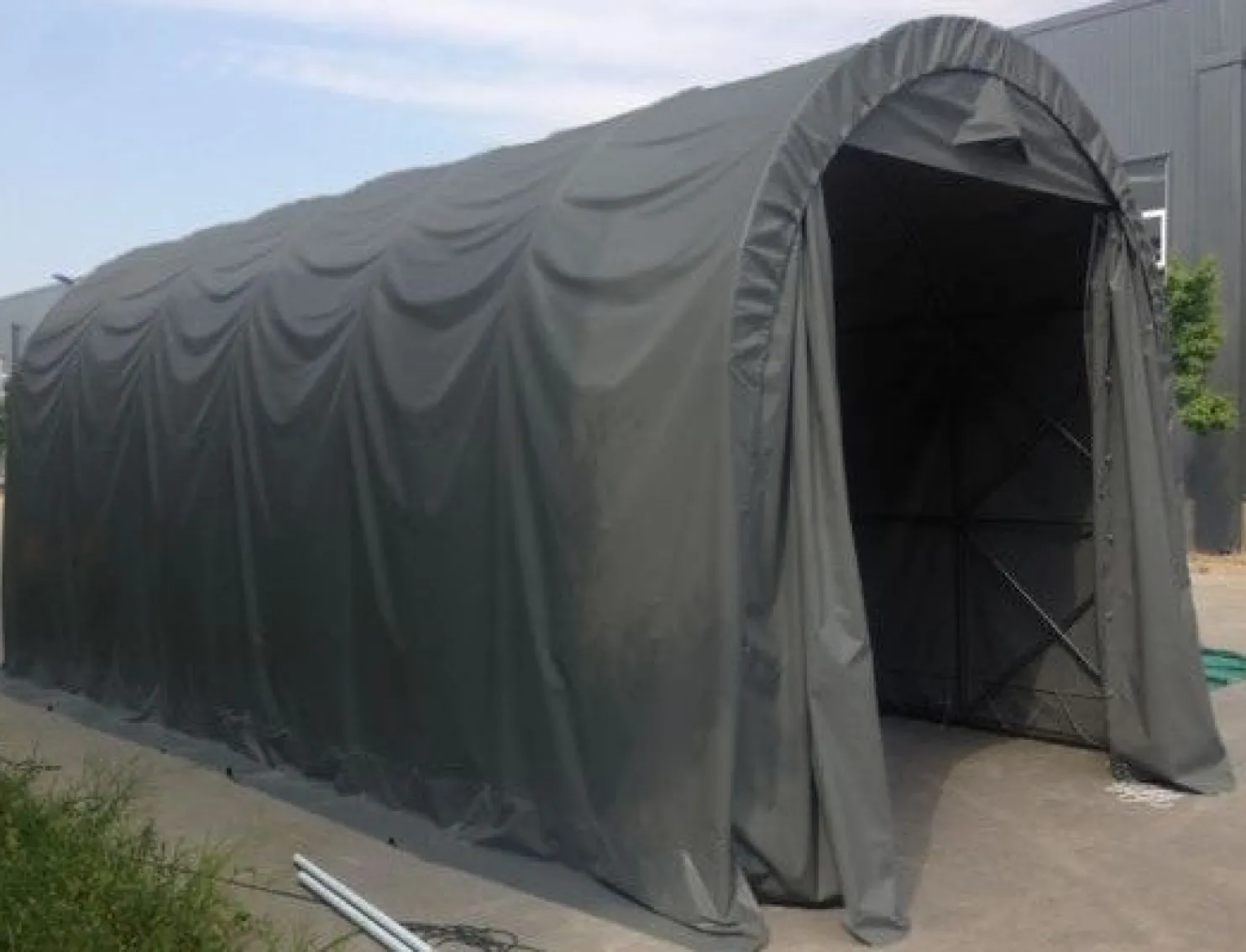 Pressutalli Prohall Mega 4,5x13m 500g/m2 harmaa