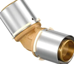 Puristuskulmaliitin Uponor S-Press 45° DR 50-50 mm