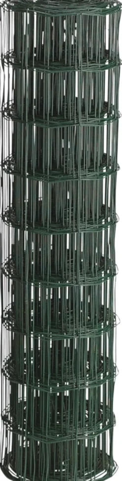 Puutarha-aita Hortus 5x10cm 1x10m 0% PVC vihreä