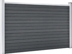 Puutarha-aita puukomposiitti 353x106cm harmaa