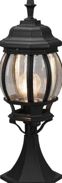Pylväsvalaisin Trio Elvo, 1-os, 49cm, E27, mattamusta