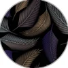 Pyöreä matto Linento HMNT932, Ø60cm, musta