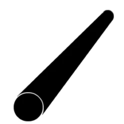 Pyörötanko teräs Ø22 mm S355J2 C kirkas vedetty pituus 6 m