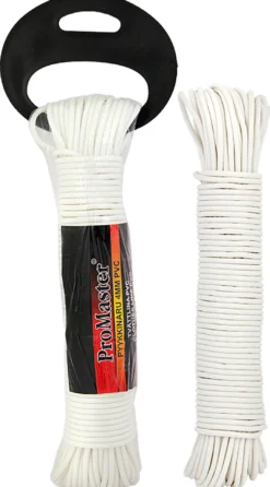 Pyykkinaru ProMaster PVC 4 mm x 30 m valkoinen