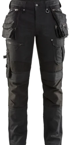 Riipputaskuhousut Blåkläder 1990 Stretch X1900 musta/musta