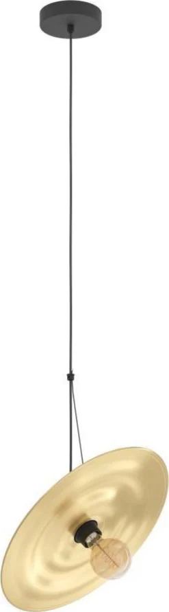 Riippuvalaisin Eglo Lintmill Ø40cm musta/messinki