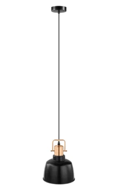 Riippuvalaisin Eglo Vintage Bodmin 60W Ø215x1100 mm E27 IP20 musta/ruskea