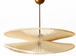 Riippuvalaisin Linento Lighting BK170 luonnonvalkoinen/kulta