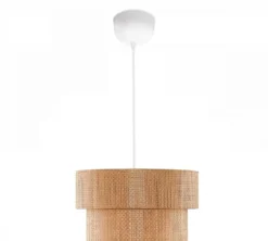 Riippuvalaisin Linento Lighting 242123, Ø35.5cm, beige/valkoinen